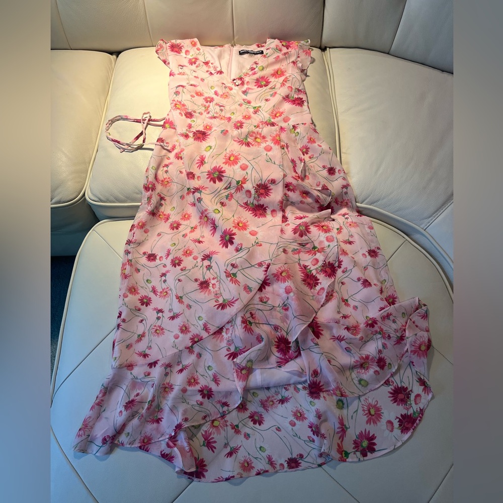 Karl Lagerfeld Dress in Pink with Floral Design